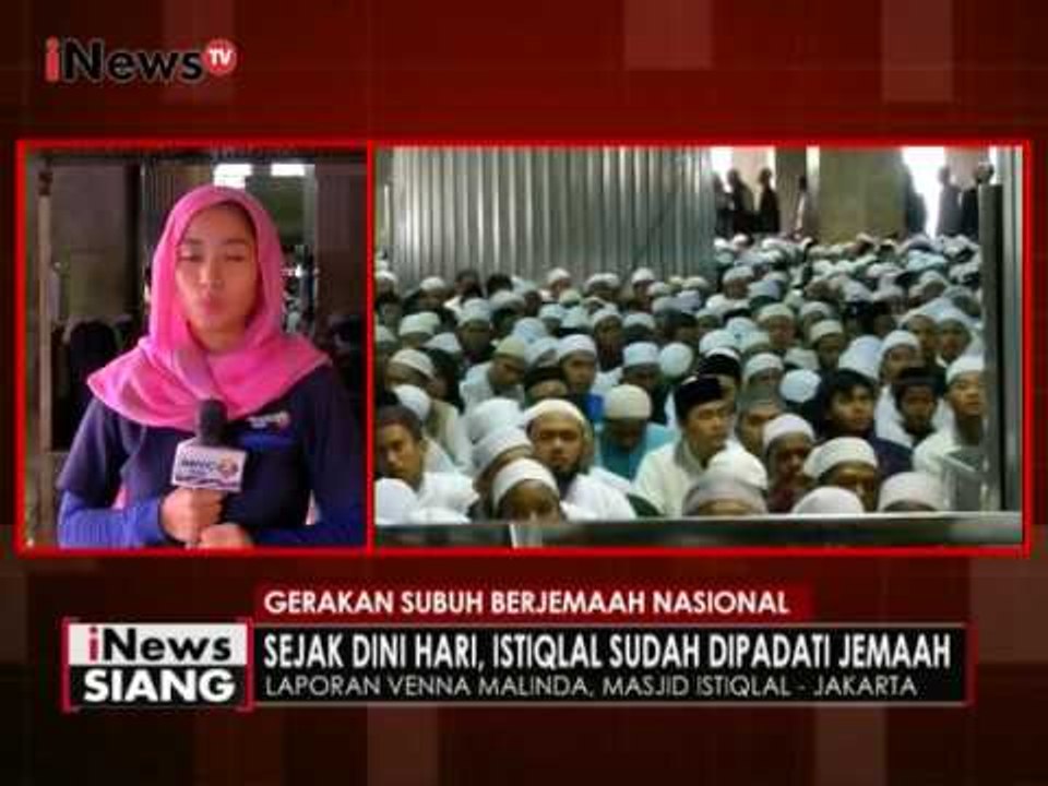Live Report : Suasana terkini Masjid Istiqlal, Jakarta - iNews Siang 12/12