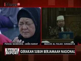 Gerakan Subuh Berjamaah Nasional dari kota Surabaya, Jatim - Spesial Report 12/12