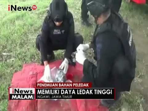 Tim Gegana Polda Jatim hancurkan bahan peledak milik terduga teroris - iNews Malam 12/12
