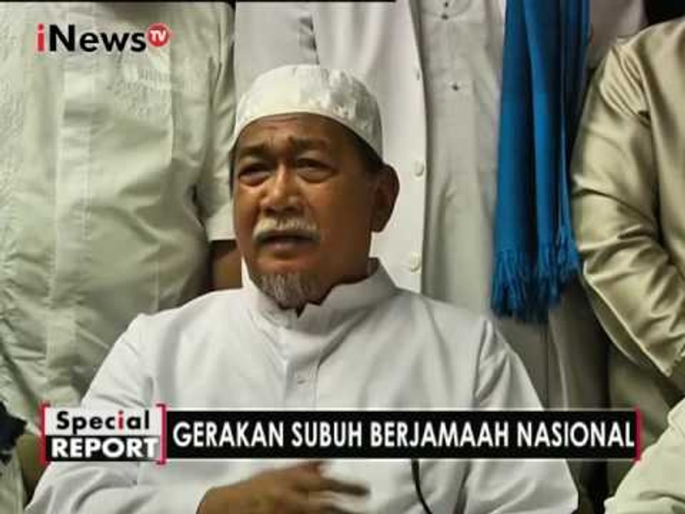Konferensi Pers Gerakan Subuh Nasional di Bandung, usai Salat Subuh - Spesial Report 12/12