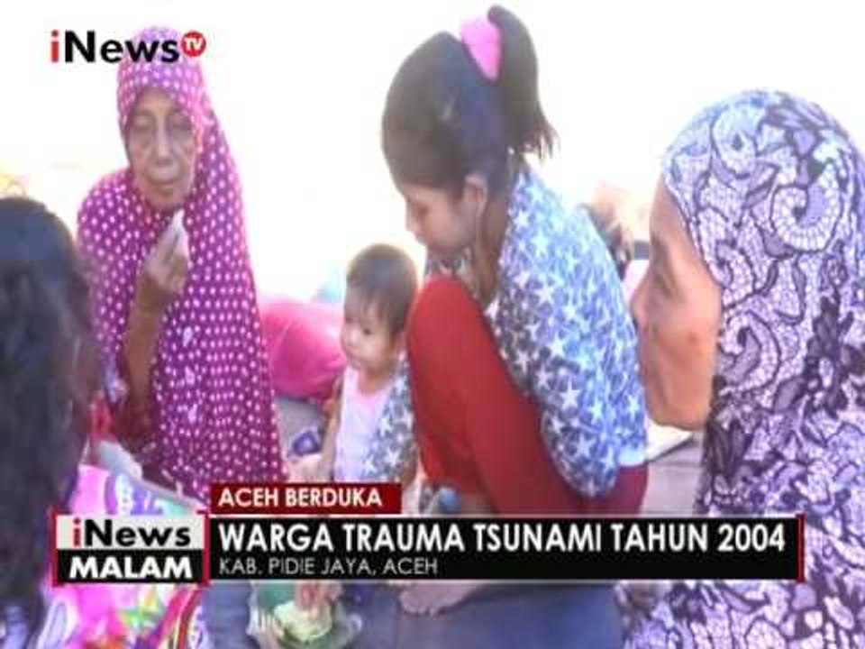Trauma tsunami, warga pesisir pantai Aceh masih memilih mengungsi - iNews malam 11/12