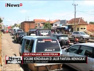 Tak hanya kawasan puncak, volume kendaraan di Pantura juga padat - iNews malam 11/12