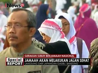 Ratusan Jamaah padati Gasibu, Bandung - Spesial Report 12/12