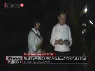 Brutal !!! Seorang pria di Bandung menusuk 8 pengendara motor hingga 1 tewas - iNews Pagi 14/12