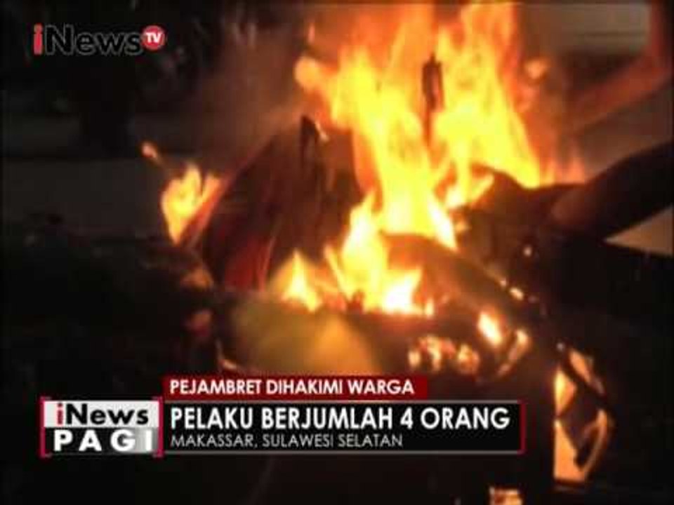 Seorang penjambret nyaris tewas dihakimi warga saat sedang nobar Timnas - iNews Pagi 15/12