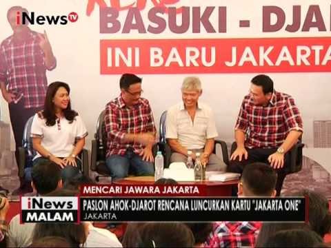 Paslon Ahok - Djarot berencana luncurkan kartu Jakarta One untuk warga - iNews Malam 19/12
