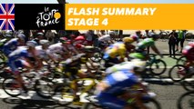Flash Summary - Stage 4 - Tour de France 2018