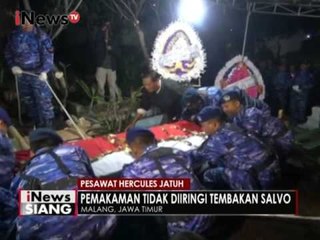 Pemakaman Alm Peltu Lukman Hakim tak diiringi tembakan salvo - iNews Siang 19/12