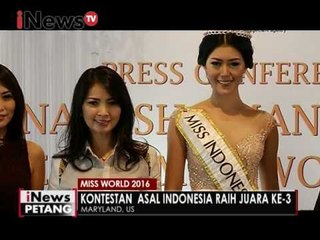 Miss World 2016, kontestan asal Indonesia raih juara ke-3 - iNews Petang 19/12