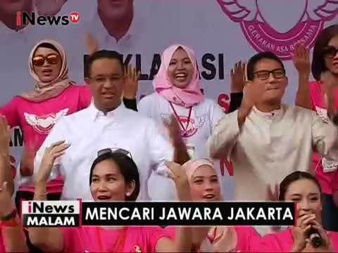 Paslon Anies & Sandi hadiri deklarasi bidadari Anies - Sandi di Cilandak, Jaksel - iNews Malam 19/12