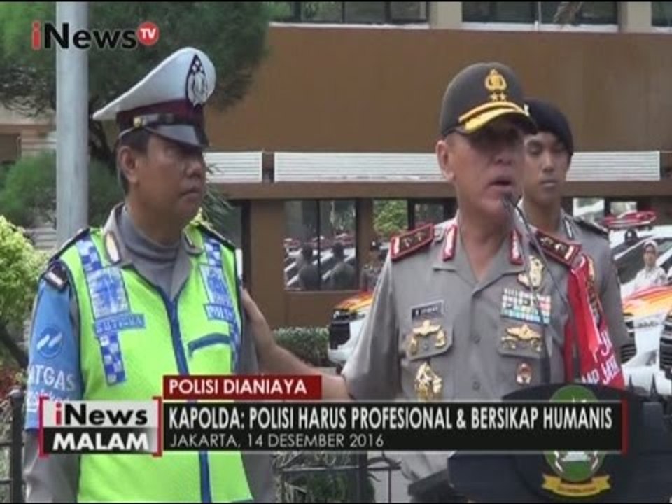 Kapolda Metro berikan penghargaan kepada Polantas yang dianiaya pegawai MA - iNews Malam 19/12