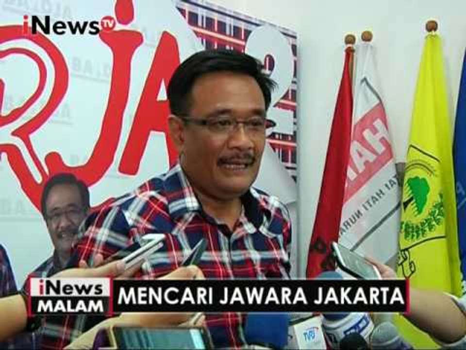 Djarot gantikan Ahok temui warga dirumah pemenangan Lembang - iNews Malam 20/12