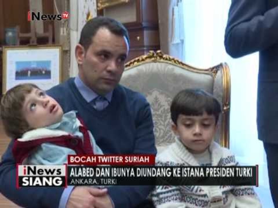 Bocah Twitter Suriah diundang dan bertemu Presiden Turki Erdogan di Istana - iNews Siang 22/12