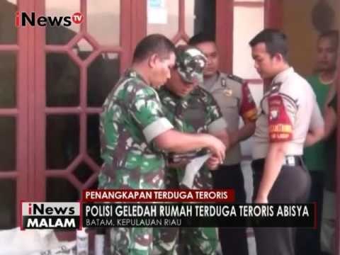 Rumah terduga teroris Abisya di Batam digledah Polisi - iNews Malam 22/12