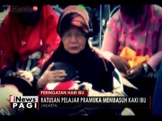 Peringatan hari ibu 22 Desember, ratusan pelajar Pramuka membasuh kaki ibunya - iNews Pagi 22/12