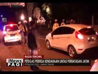 Polisi menggelar Razia Teroris di perbatasan Jateng dan Jatim - iNews Pagi 23/12