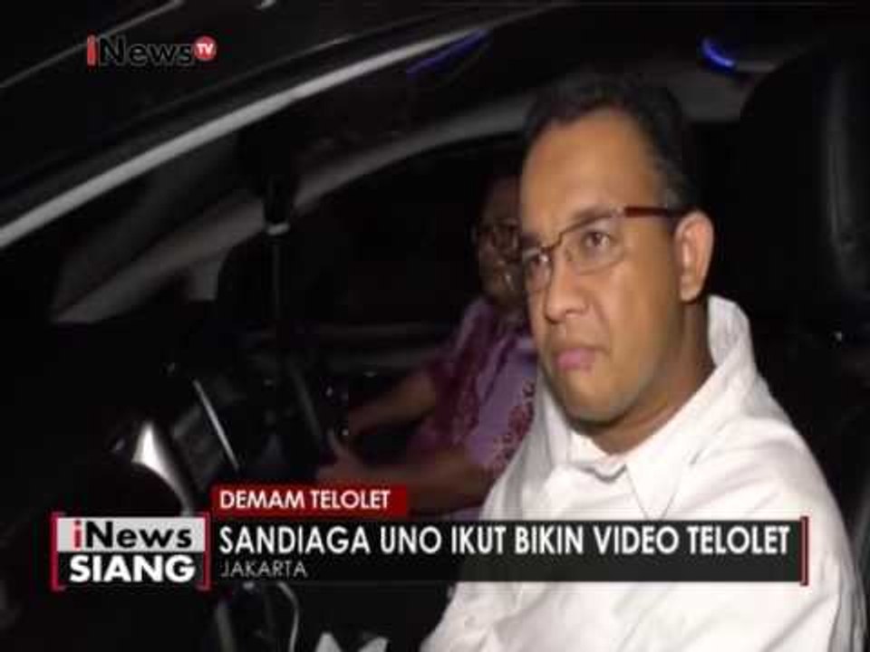 Cagub & Cawagub Anies - Sandi ikut membuat video demam "om telolet om" - iNews Siang 22/12