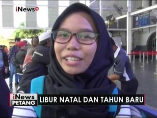 Libur natal dan tahun baru, ribuan penumpang sudah memadati stasiun stasiun - iNews Petang 22/12