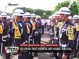 Tiket KA habis terjual, pasukan keamanan di Stasiun Gambir gelar Apel - iNews Siang 23/12