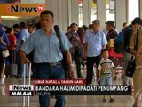 Libur natal dan tahun baru bandara Halim dipadati penumpang - iNews Malam 26/12