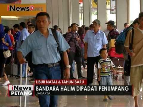 Bandara Halim PK dipadati kedatangan penumpang usai liburan - iNews Petang 26/12