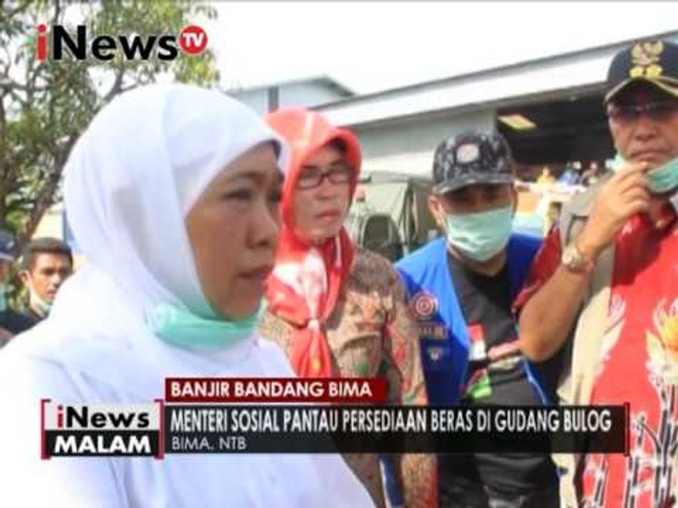 Banjir bandang Bima, Menteri sosial pantau persediaan beras - iNews Malam 26/12