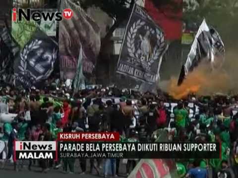 Bonek menggelar parade bela Persebaya - iNews Malam 26/12