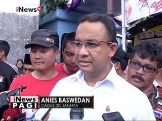 Anies Baswedan menginginkan rencana penggusuran di Jakarta di Moratorium - iNews Pagi 23/12