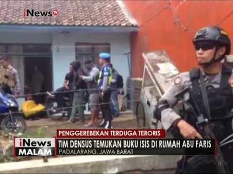 Densus 88 menggeledah kediaman para terduga Teroris di Padalarang - iNews Malam 25/12
