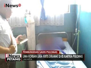 下载视频: Korban luka kritis pembunuhan sadis Pulomas dibawa ke RS Kartika - iNews Petang 27/12