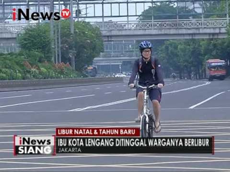 Libur natal dan tahun baru, Ibukota lengang ditinggal warganya berlibur - iNews Siang 26/12