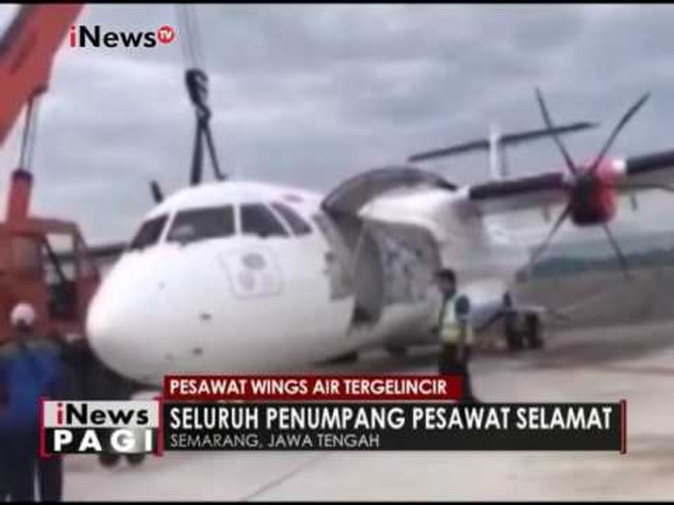 Tim KNKT masih menyelidiki penyebab Pesawat Wings Air tergelincir - iNews Pagi 27/12