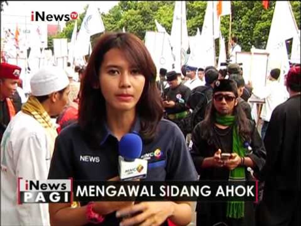 Live Report : Suasana di sekitar Gedung Ex PN Jakpus sudah dipenuhi Massa - iNews Pagi 27/12