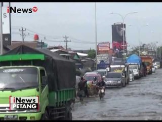 Download Video: Banjir Rob dijalur Pantura, beberapa ruas jalan terendam & alami kemacetan - iNews Petang 27/12