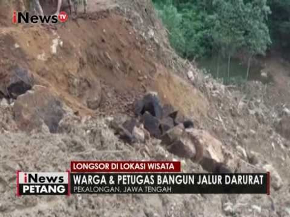 Pasca longsor, lokasi wisata Curug di Pekalongan tidak bisa dilalui - iNews Petang 27/12
