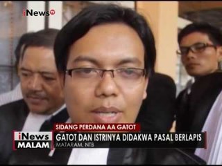 Gatot Brajamusti & istri menjalani sidang perdana di PN Mataram - iNews Malam 27/12