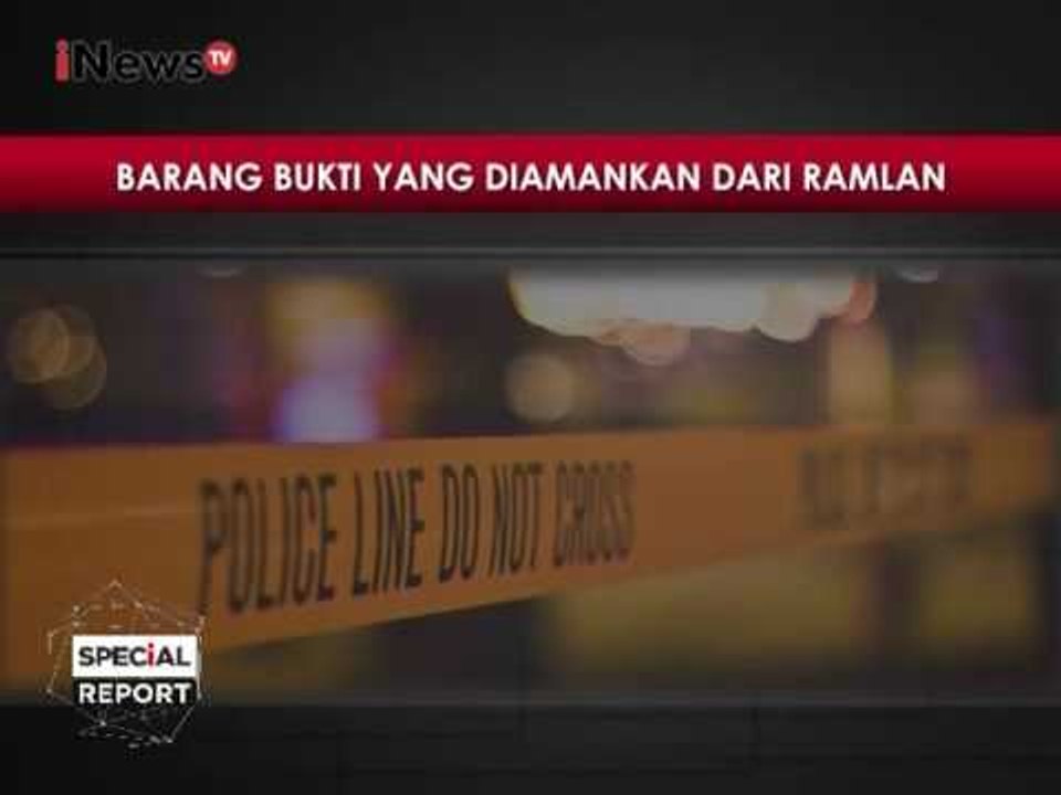 Barang bukti yang diambil dari tersangka pembunuhan Erwin - Spesial Report 29/12