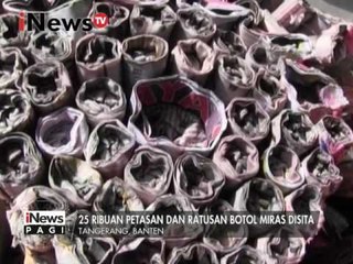 25 ribu petasan dan ratusan miras disita jelang tahun baru - iNews Pagi 30/12