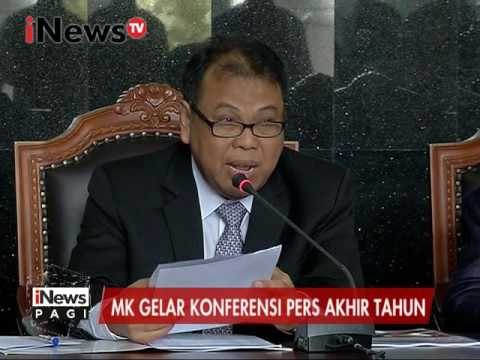MK gelar konferensi pers akhir tahun - iNews Pagi 30/12