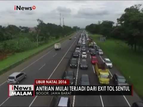 Arus Lalu Lintas menuju Puncak mengalami kepadatan mulai dari Tol Sentul - iNews Malam 25/12