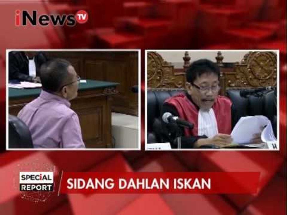 Sidang Dahlan Iskan : Majelis hakim bacakan putusan sela - Special Report 30/12