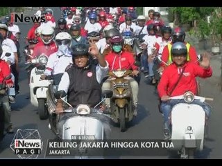 Kendarai Vespa, Anies Baswedan berjanji akan akomodasi pemotor Ibukota - iNews Pagi 02/01
