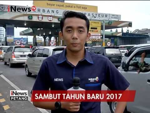 Arus lalu lintas Tol Cikarang Utama, Tol Pasteur & Tol Ciawi jelang tahun baru - iNews Petang 30/12