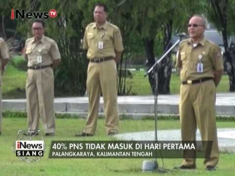 Hari pertama kerja pasca libur, beberapa PNS banyak tidak masuk & terlambat - iNews Siang 03/01