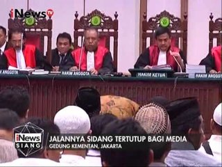 Sidang Ahok kembali digelar dengan agenda uji materi & tertutup dari media - iNews Siang 03/01