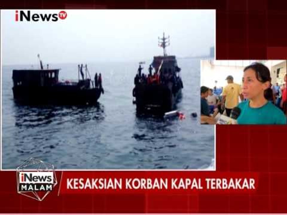 Penjelasan korban kapal terbakar yang berhasil selamat - iNews Malam 01/01