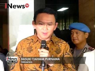 Keterangan pers dari Ahok terkait sidang dirinya - iNews Malam 03/01
