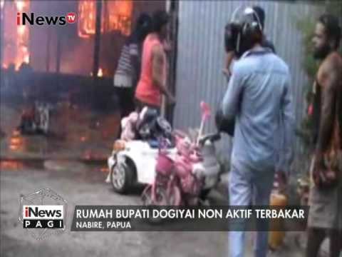 Diduga korsleting listrik, rumah Bupati Dogiyai non aktif habis terbakar - iNews Pagi 04/01
