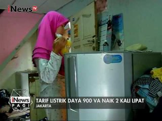 Tarik listrik 900 va akan mengalami kenaikan 2 kali lipat - iNews Pagi 05/01