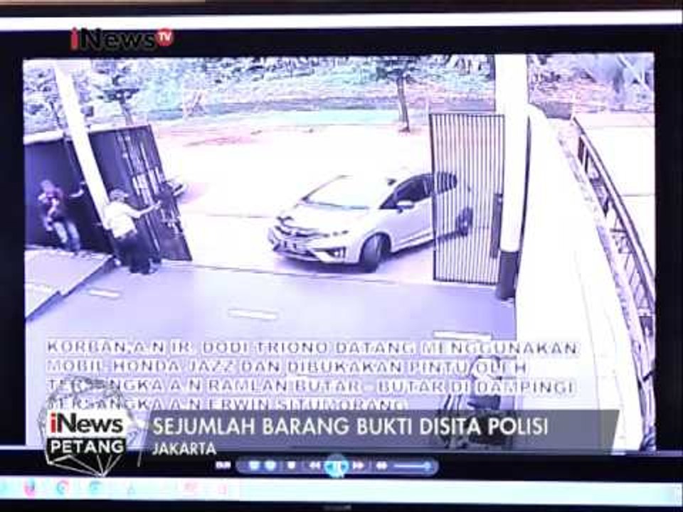 Berikut adalah Kronologi  perampokan di Pulomas dari CCTV - iNews Petang 05/01